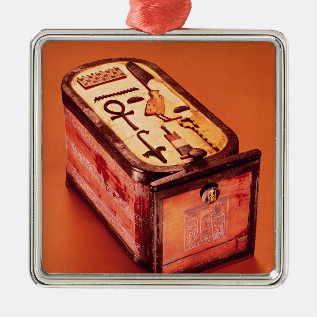 Cartouche-shaped box metal tree decoration (Front)