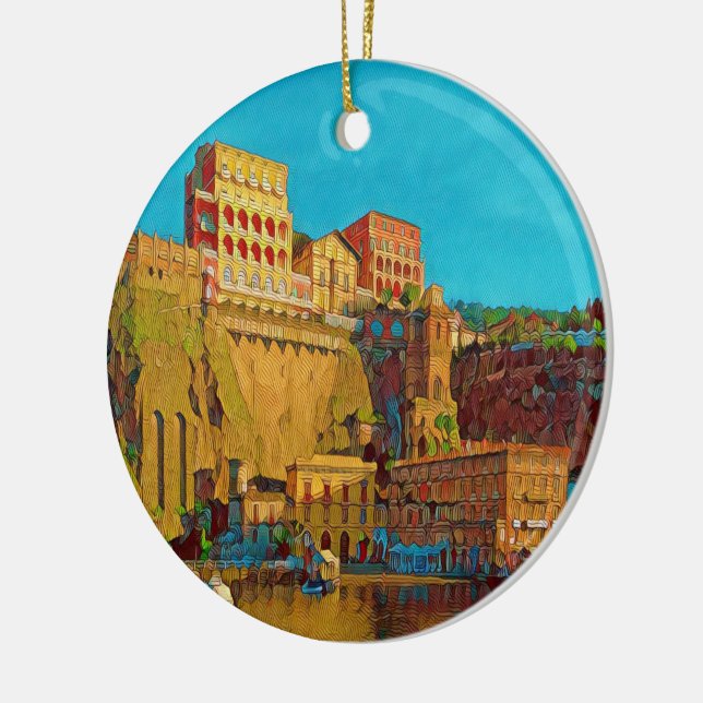 Cartridge macro shot - ceramic tree decoration (Left)