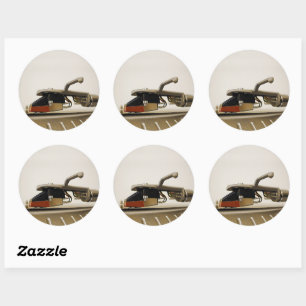 Cartridge macro shot - classic round sticker