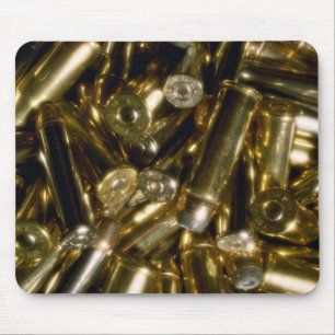 Cartridges, mixed .44 and .357 magnums in random p mouse mat