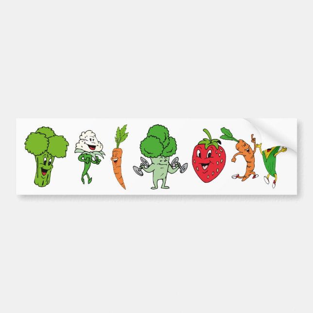 Cartton kids objects 22, Cartton kids objects 2... Bumper Sticker (Front)