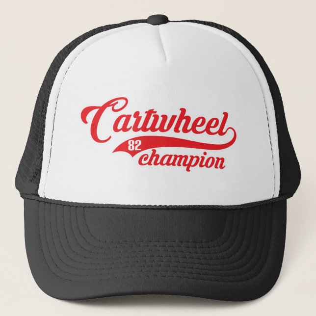 Cartwheel Champion Trucker Hat (Front)