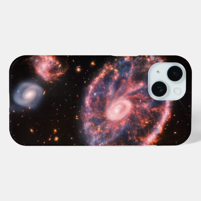 Cartwheel Galaxy, James Webb Space Telescope Case-Mate iPhone Case (Back (Horizontal))