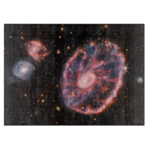 Cartwheel Galaxy, James Webb Space Telescope Cutting Board