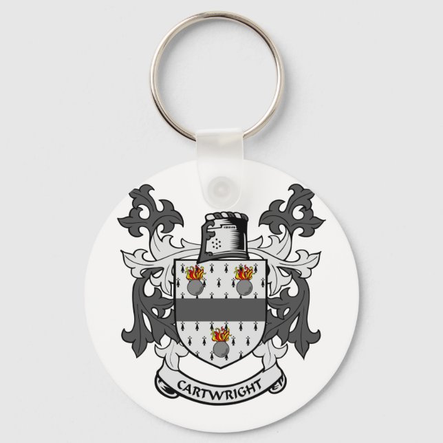 CARTWRIGHT Coat of Arms Key Ring (Front)