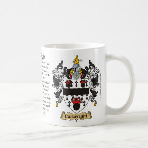 Cartwright Family Coat of Arms (Crest) including t Coffee Mug