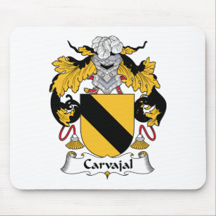 Carvajal Family Crest Mouse Mat