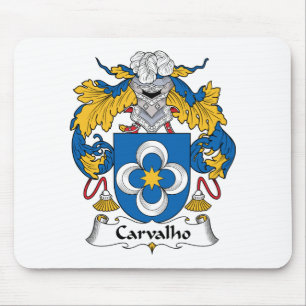 Carvalho Family Crest Mouse Mat