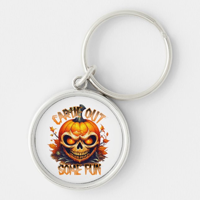 Carve Out Some Fun Key Ring (Front)