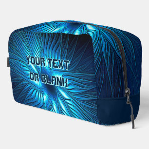 Carved Blue Star Dopp Kit