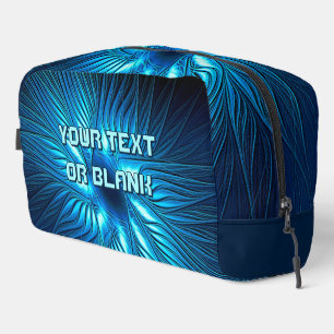 Carved Blue Star Dopp Kit