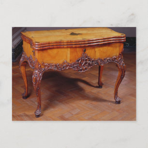 Carved card or games table