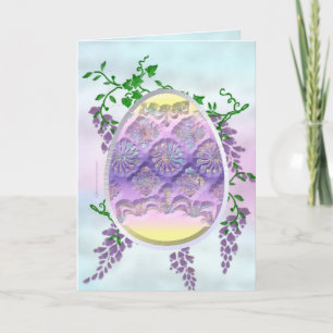 Carved Easter Egg Card
