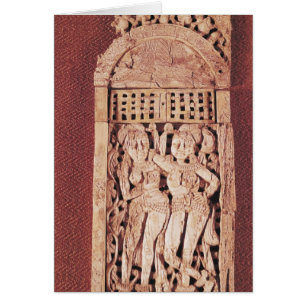 Carved Indian plaque