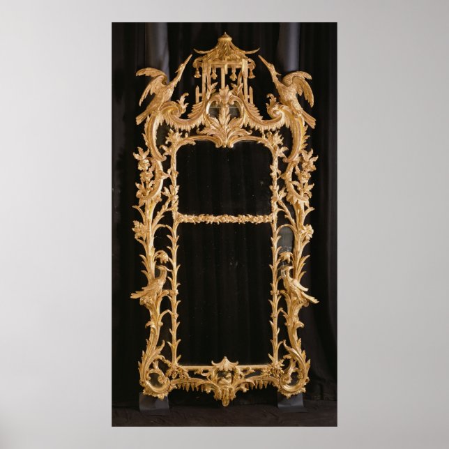 Carved mirror, c.1760 poster (Front)