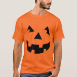 Carved Pumpkin Head T-Shirt<br><div class="desc">Halloween design, pumpkin head costume t-shirt, fun cheap Halloween costume from Ricaso</div>