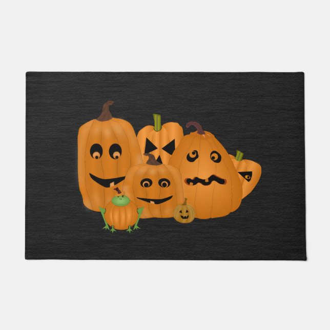 Carved Pumpkins Doormat (Front)