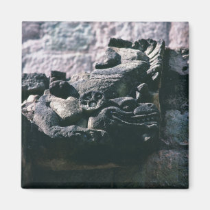 Carved Stone Figure Mayan Ruins Copan Honduras Magnet