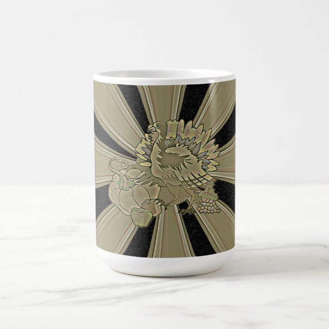 Carved Thanksgiving Turkey - Coffee Mug (Center)