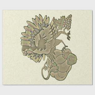 Carved Thanksgiving Turkey - Wrapping Paper