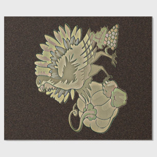 Carved Thanksgiving Turkey - Wrapping Paper
