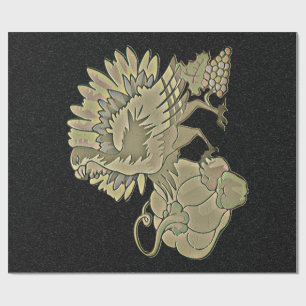 Carved Thanksgiving Turkey - Wrapping Paper