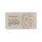 carved tree wedding address labels