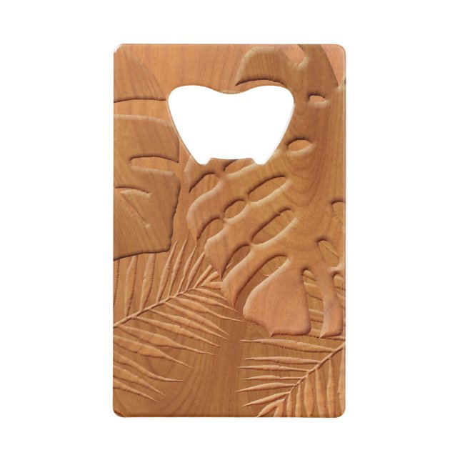 Carved Wood Foliage Faux Print (Front)