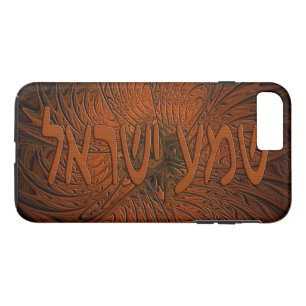 Carved Wood Shema Yisrael iPhone 8 Plus/7 Plus Case
