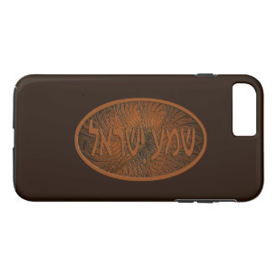 Carved Wood Shema Yisrael iPhone 8 Plus/7 Plus Case