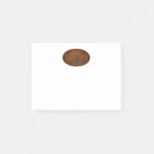 Carved Wood Shema Yisrael Post-it Notes