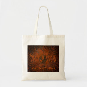 Carved Wood Shema Yisrael Tote Bag