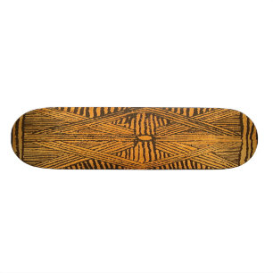 Carved Wood Skateboard