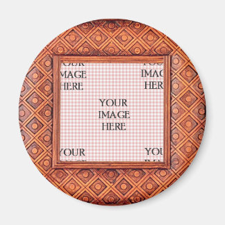 Carved Wooden Frame Template Magnet