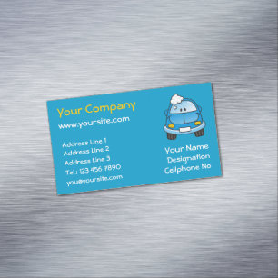 Carwash Business Card Magnet
