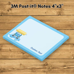 Carwash Cartoon Post-it Notes