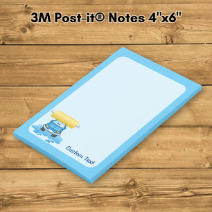 Carwash Cartoon Post-it Notes