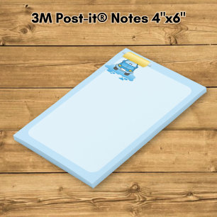 Carwash cartoon post-it notes