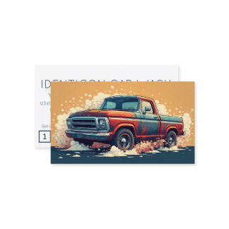 CARWASH customer loyalty punch card