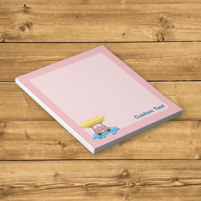 Carwash Pig Cartoon Notepad (Creator Uploaded)