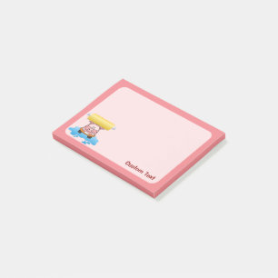 Carwash Pig Cartoon Post-it Notes