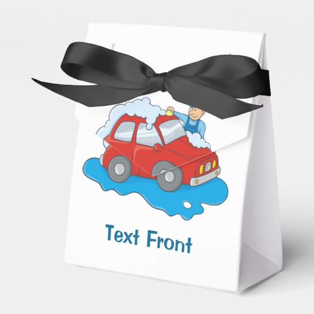 Carwashing Man Favour Box (Front Side)