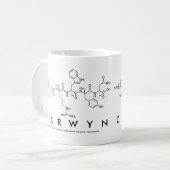 Carwyn peptide name mug (Front Left)