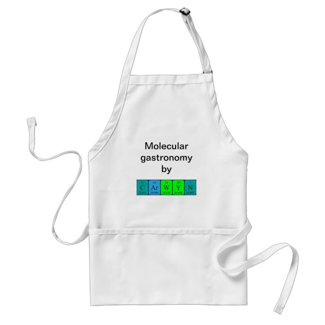 Carwyn periodic table name apron (Front)