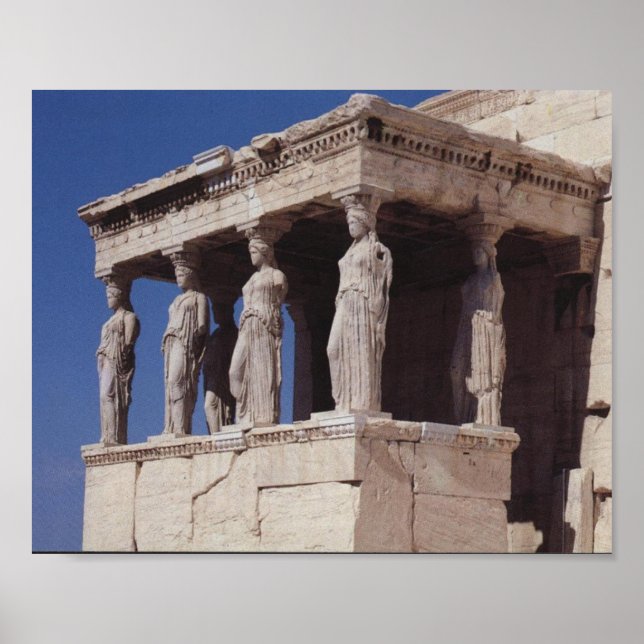Caryatids Athens Poster (Front)