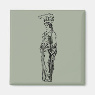 Caryatis mythology, history, ancient greek magnet