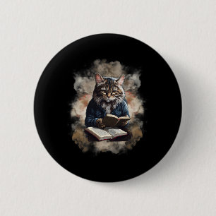 Cas Reading A Book Graphic Ca Kien Lovers 6 Cm Round Badge