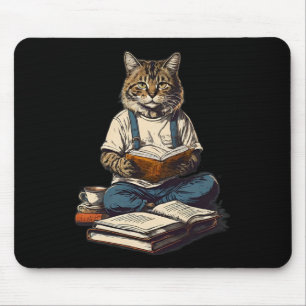 Cas Reading A Book Graphic Ca Kien Lovers Mouse Mat