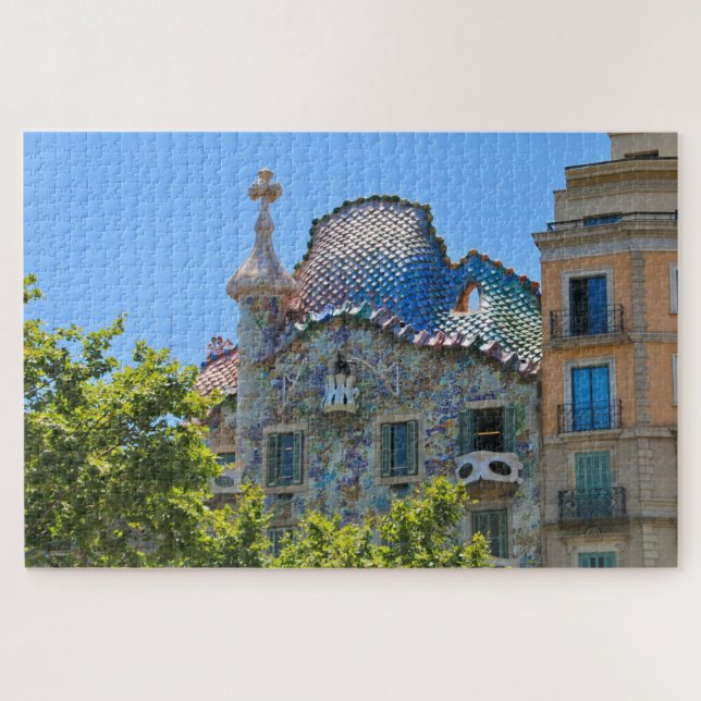 Casa Batllo, Barcelona, Spain Jigsaw Puzzle (Horizontal)