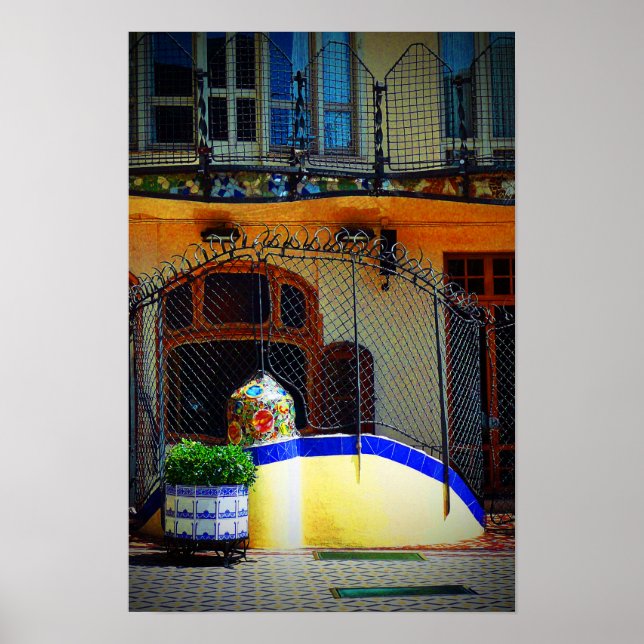 Casa Batllo Barcelona Spain Poster (Front)